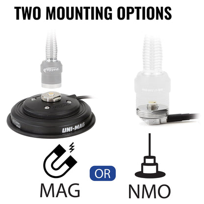 Rugged Radios Rugged Radios UNI-MAG Universal NMO or Magnetic Antenna Mount