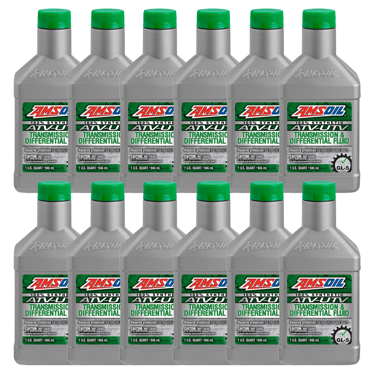 amsoil ATV/UTV TRANSMISSION & DIFFERENTIAL FLUID case bottle