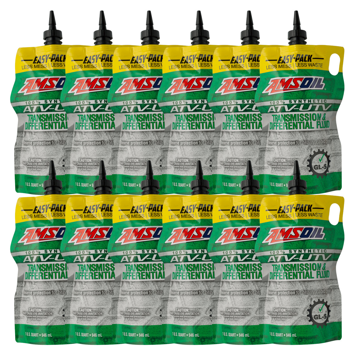 AMSOIL atv and utv transmission and diff fluid case