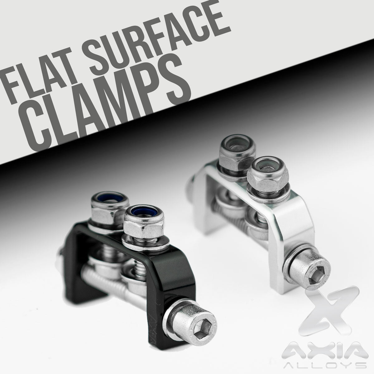 Axia Alloys Flat Surface Clamp - Billet Aluminum Accessory Mount