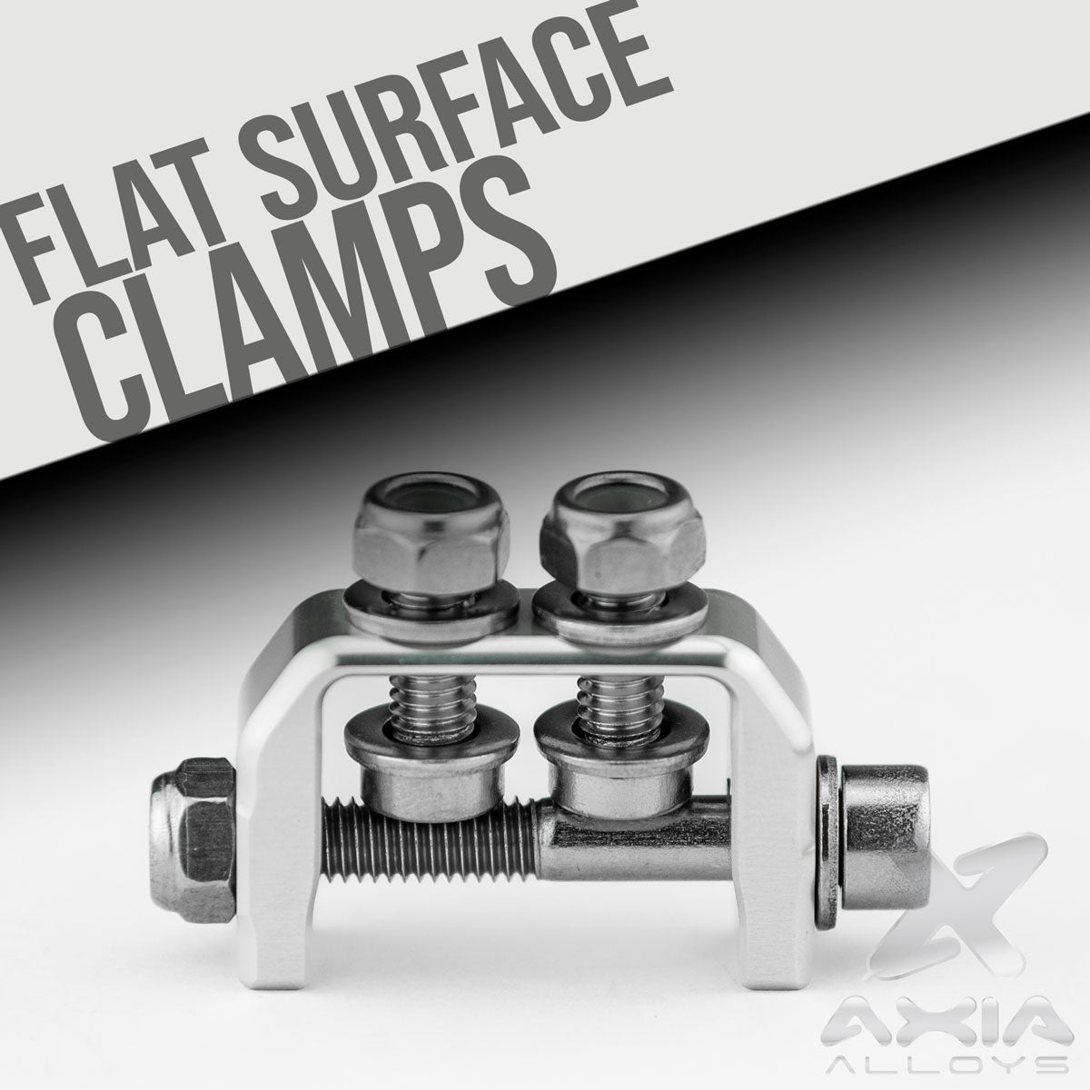 Axia Alloys Flat Surface Clamp - Billet Aluminum Accessory Mount