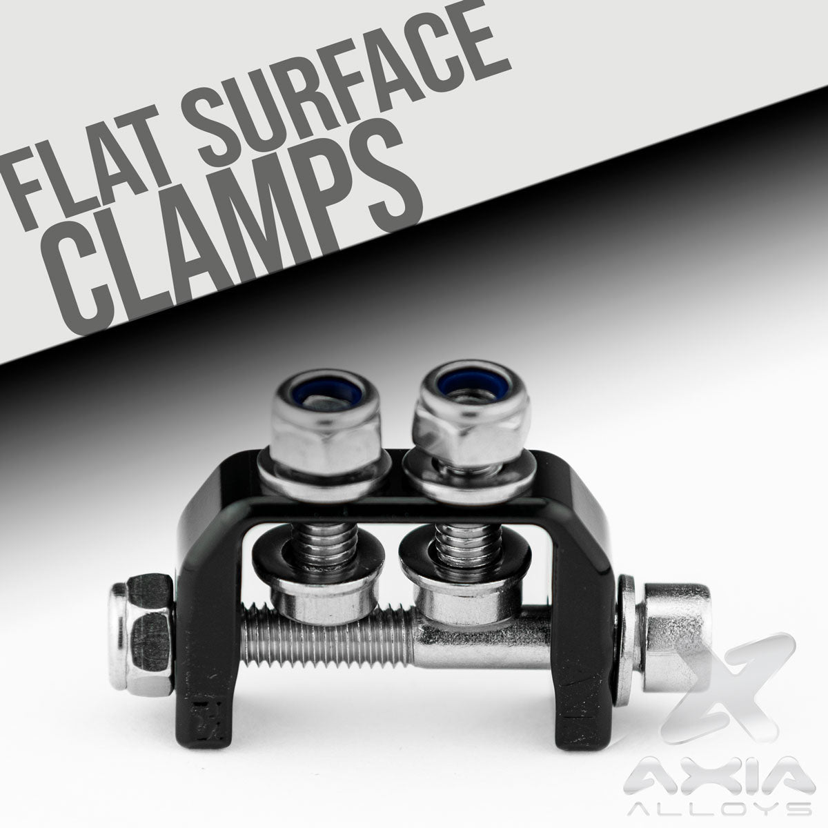 Axia Alloys Flat Surface Clamp - Billet Aluminum Accessory Mount