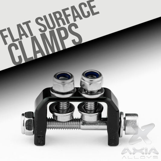 Axia Alloys Flat Surface Clamp - Billet Aluminum Accessory Mount