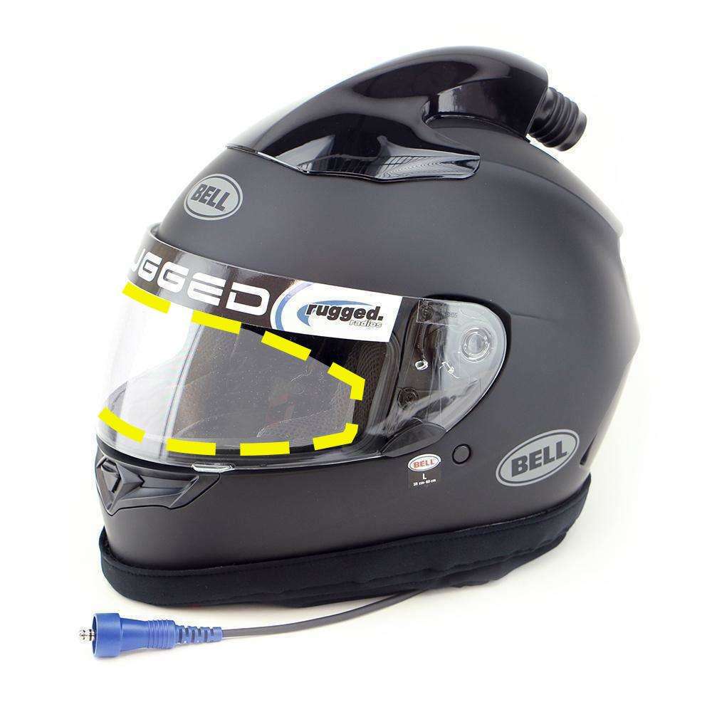 Rugged Radios Rugged Radios CruzArmor Universal EZ-C Clear DIY Helmet Shield Protect