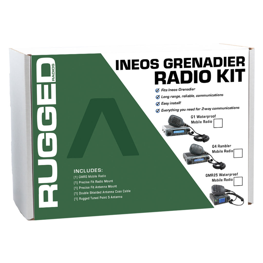 Rugged Radios Rugged Radios INEOS Grenadier Two-Way GMRS Mobile Radio Kit