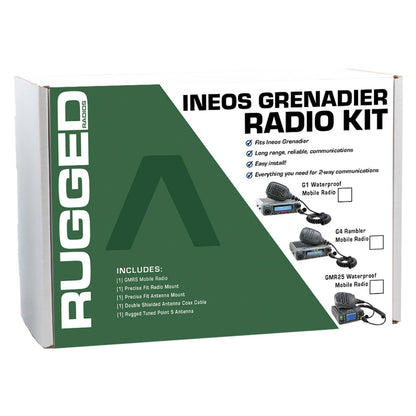Rugged Radios Rugged Radios INEOS Grenadier Two-Way GMRS Mobile Radio Kit