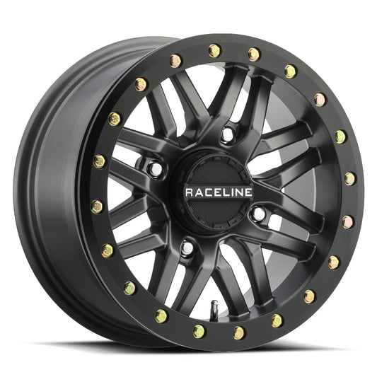 RACELINE RYNO BDLK WHEEL 15X10 4/137 5+5 (0MM) GUNMETAL