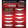 Rugged Radios XStack Tear Offs for Pyrotect Bell Vortex M4 K-1 BR-1
