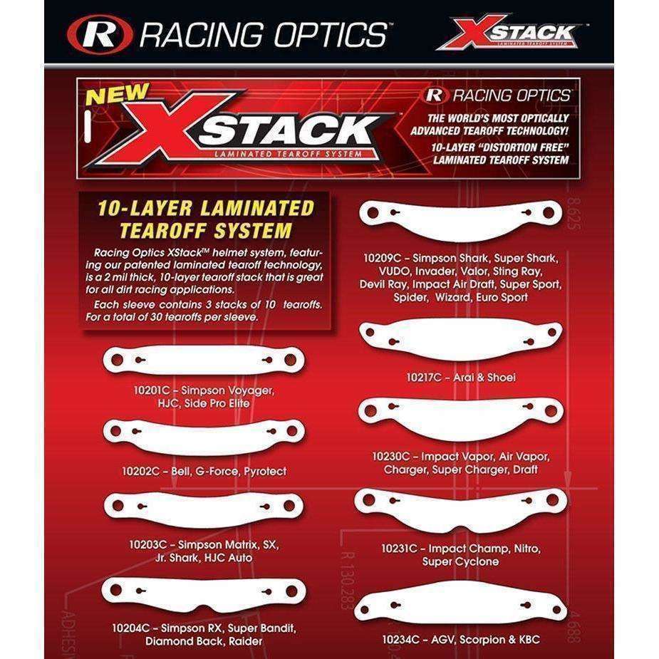 Rugged Radios Rugged Radios XStack Tear Offs for Pyrotect Bell Vortex M4 K-1 BR-1