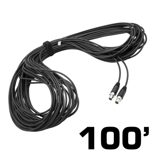 Rugged Radios Rugged Radios 100 Ft 3-Pin to 3-Pin Straight Cord for H85 Linkable Hea