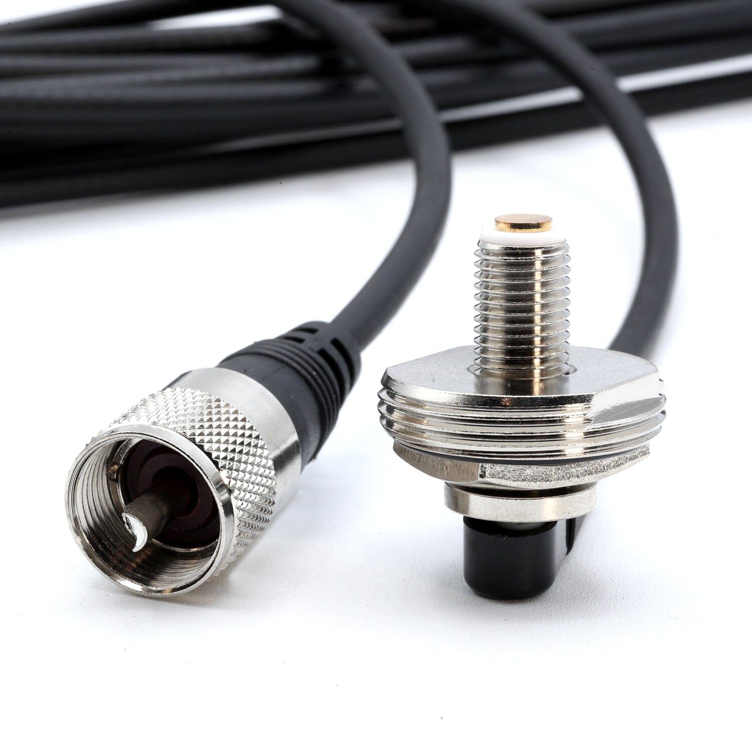Rugged Radios Rugged Radios 17 Ft Antenna Coax Cable with 3/8  NMO (TM) Thick Mount