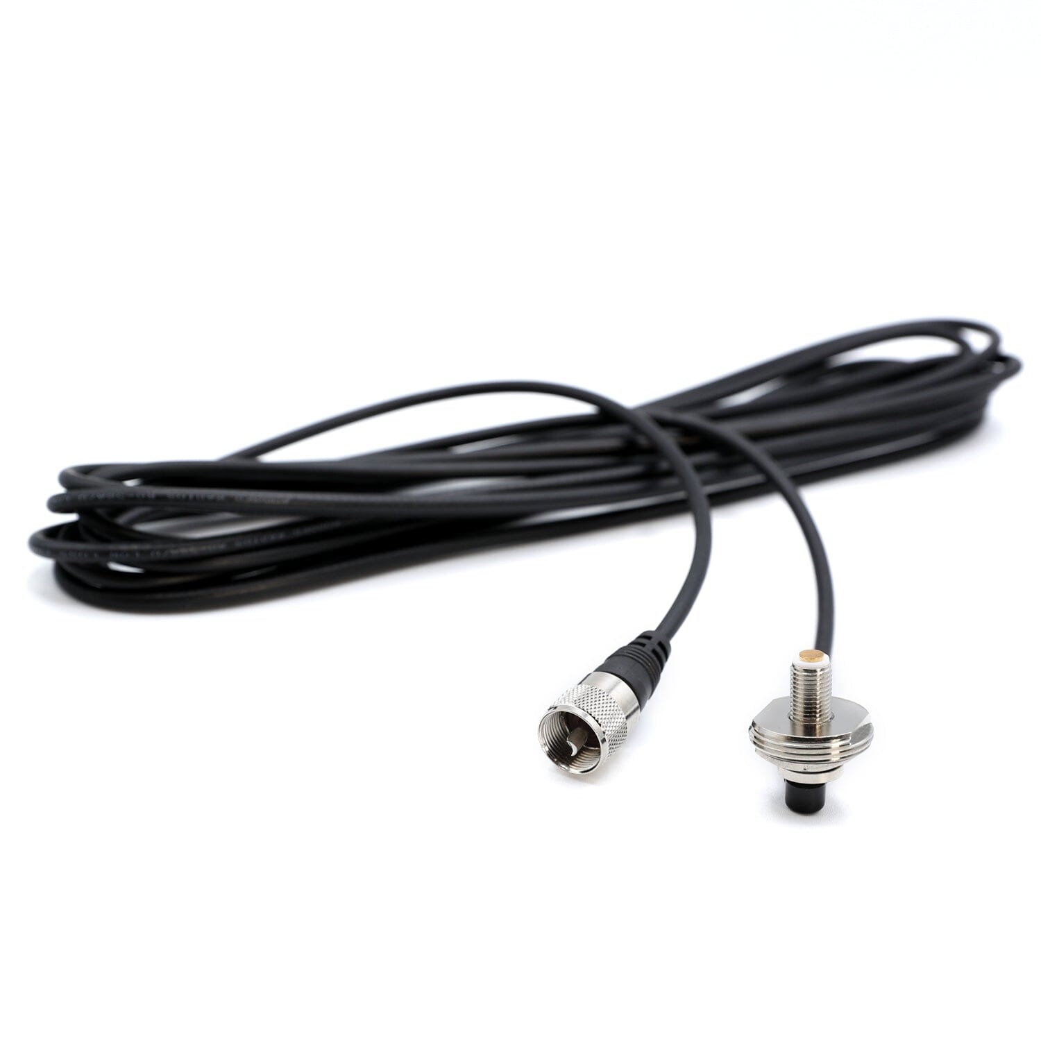 Rugged Radios Rugged Radios 17 Ft Antenna Coax Cable with 3/8  NMO (TM) Thick Mount