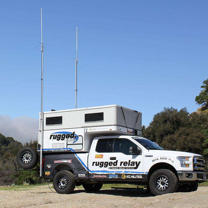 Rugged Radios Rugged Radios 20 Ft Telescoping Flag Pole for Base Camp and Base Stati