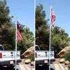 Rugged Radios 20 Ft Telescoping Flag Pole for Base Camp and Base Stati