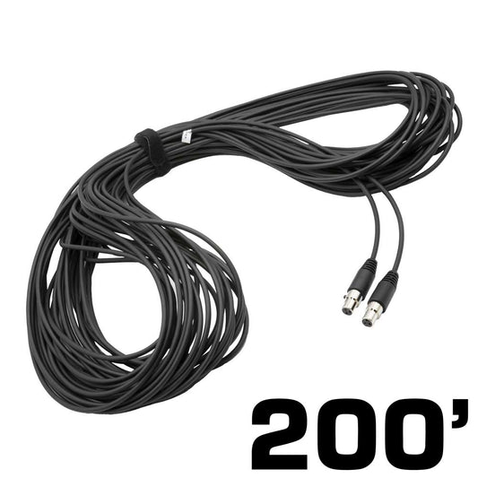 Rugged Radios Rugged Radios 200 Ft 3-Pin to 3-Pin Straight Cord for H85 Linkable Hea