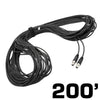 Rugged Radios 200 Ft 3-Pin to 3-Pin Straight Cord for H85 Linkable Hea