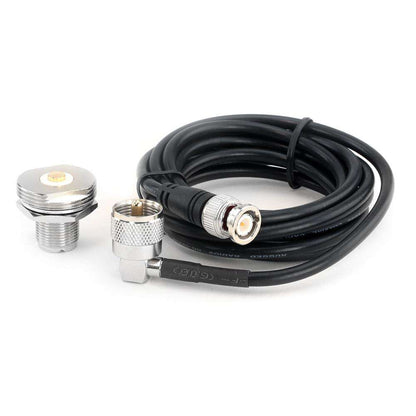 Rugged Radios Rugged Radios 7 Ft Antenna Coax Cable Kit with BNC Connector for handh