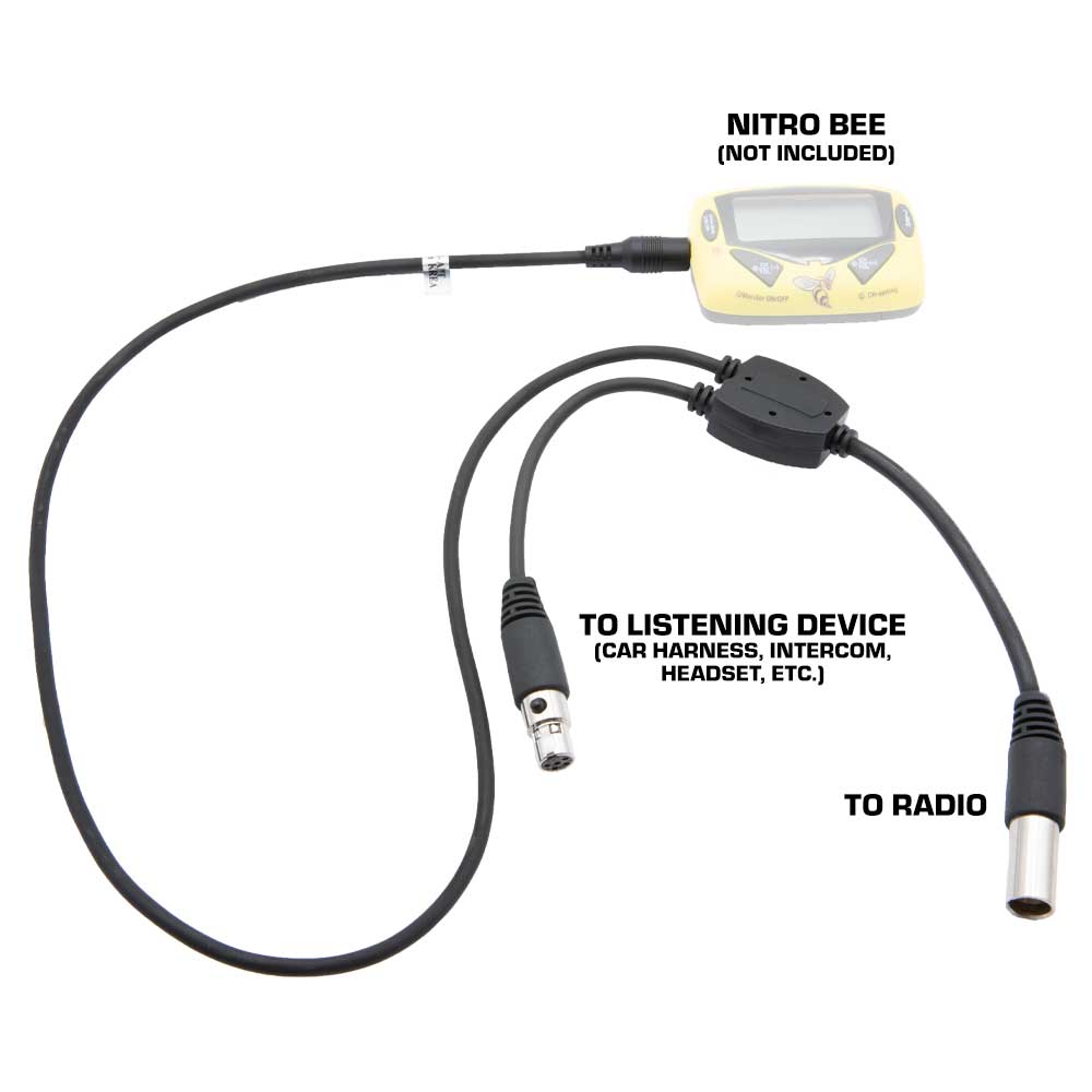Rugged Radios Rugged Radios Adapter for Scanner to 5-pin Car Harness Headset or Inte