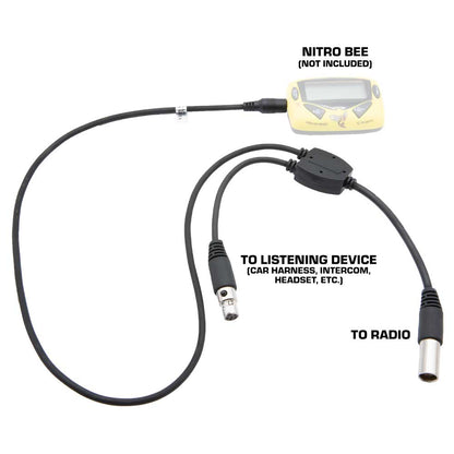 Rugged Radios Rugged Radios Adapter for Scanner to 5-pin Car Harness Headset or Inte