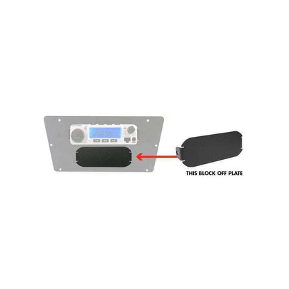 Rugged Radios Rugged Radios Intercom Block Off Plate for Multi Mounts