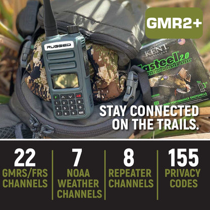Rugged Radios Rugged GMR2 PLUS Handheld Radio with Hand Mic