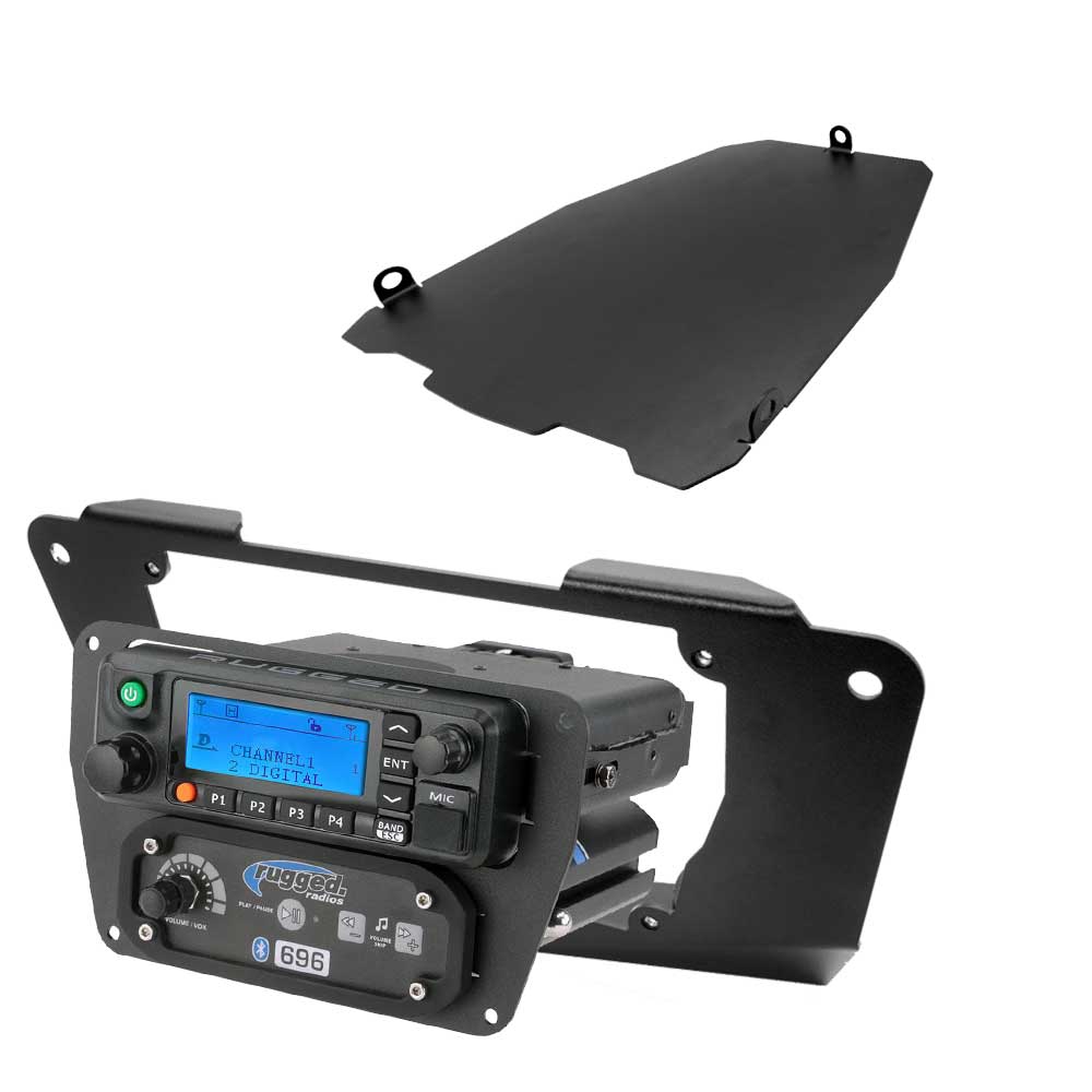 Rugged Radios Rugged Radios Can-Am Commander and Maverick - Glove Box Multi-Mount Ki