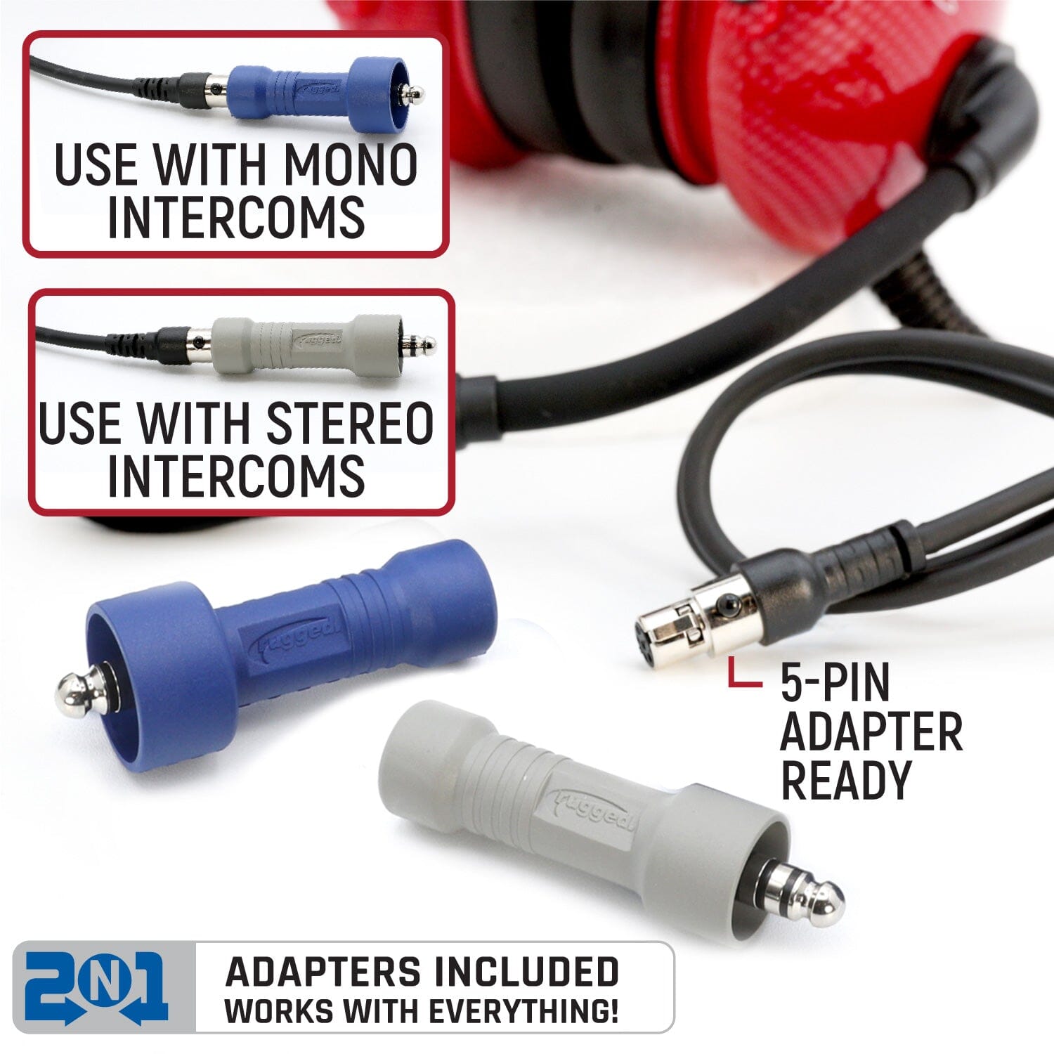 Rugged Radios Rugged Radios Ultimate Alpha Audio Youth Headset (OTH) w/ Volume