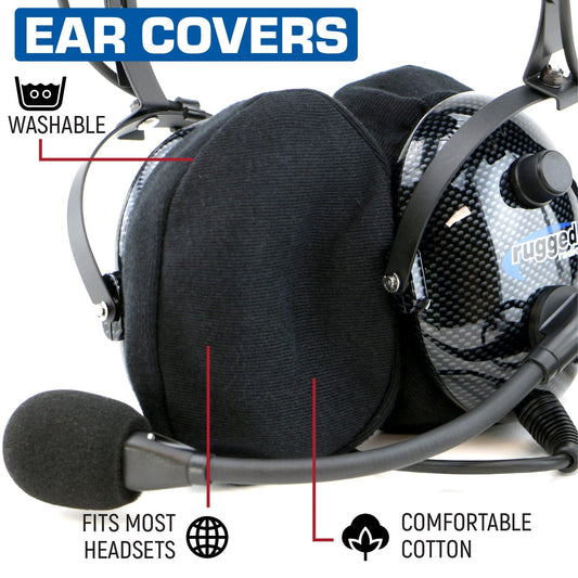 Rugged Radios Rugged Radios Cloth Ear Covers for Headsets