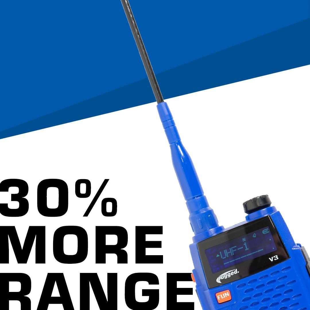 Rugged Radios Rugged Radios Long Range Antenna for Rugged V3 / RH5R Handheld Radios