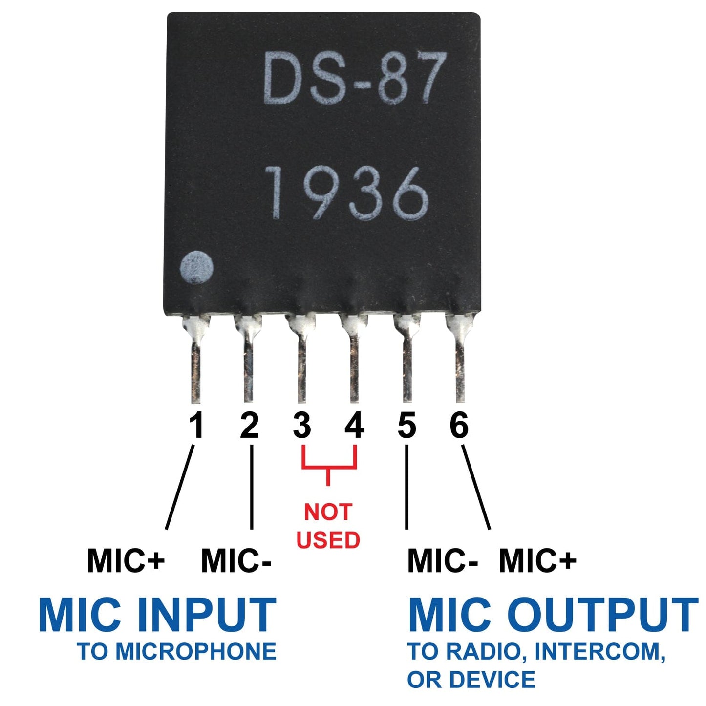Rugged Radios Rugged Radios Dynamic Microphone Preamplifier