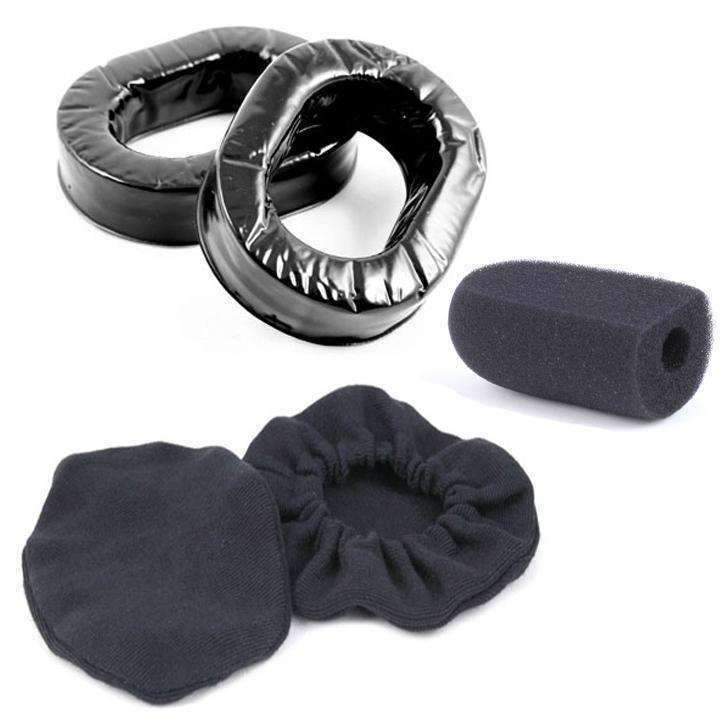 Rugged Radios Rugged Radios Gel Ear Seals Comfort Kit with Cloth Ear Covers & Mic Mu