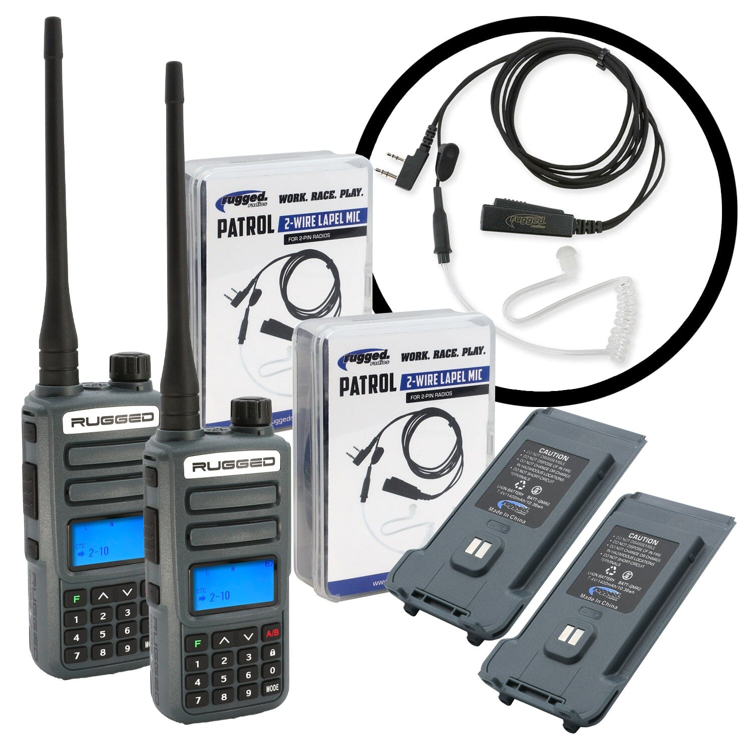 Rugged Radios Rugged Great Outdoors Pack - GMR2 PLUS Handheld Bundle
