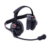 Rugged Radios H60 Dual-Radio Behind-the-Head Headset - Black