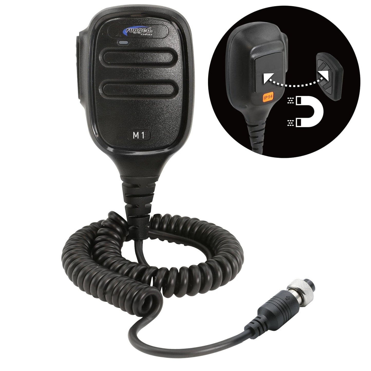 Rugged Radios Rugged Radios Hand Mic for M1 Mobile Radio with Scosche MagicMount