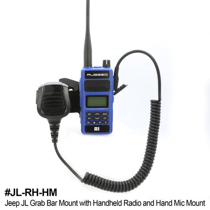 Rugged Radios Rugged Radios Handheld Radio Grab Bar Mount for Jeep Wrangler JK JKU J