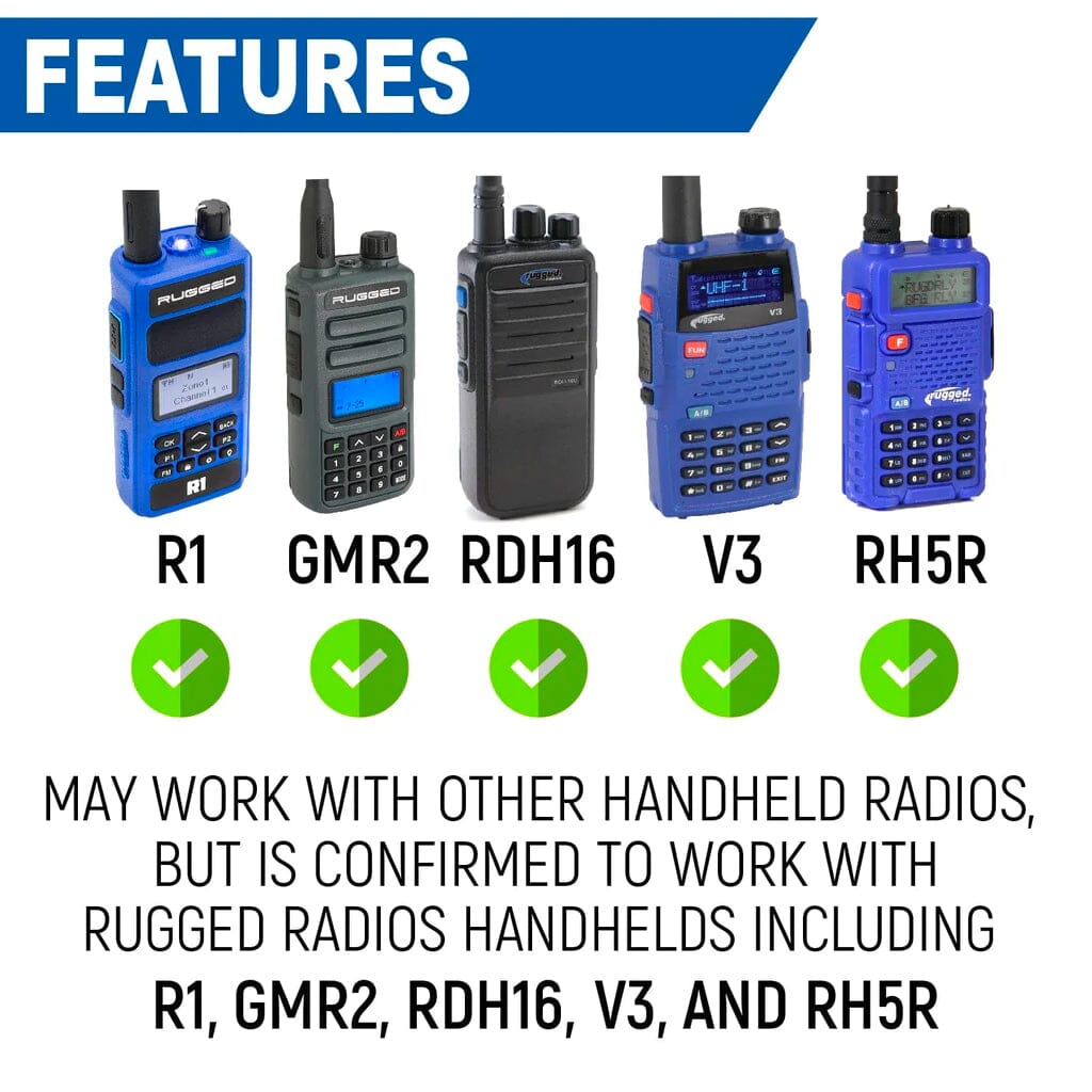 Rugged Radios Rugged Radios Radio Mount for Handheld Radios