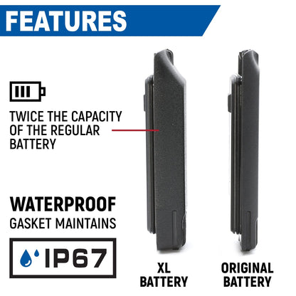 Rugged Radios Rugged Radios High Capacity Battery for RDH-X / ABH7 Handheld Radio 36