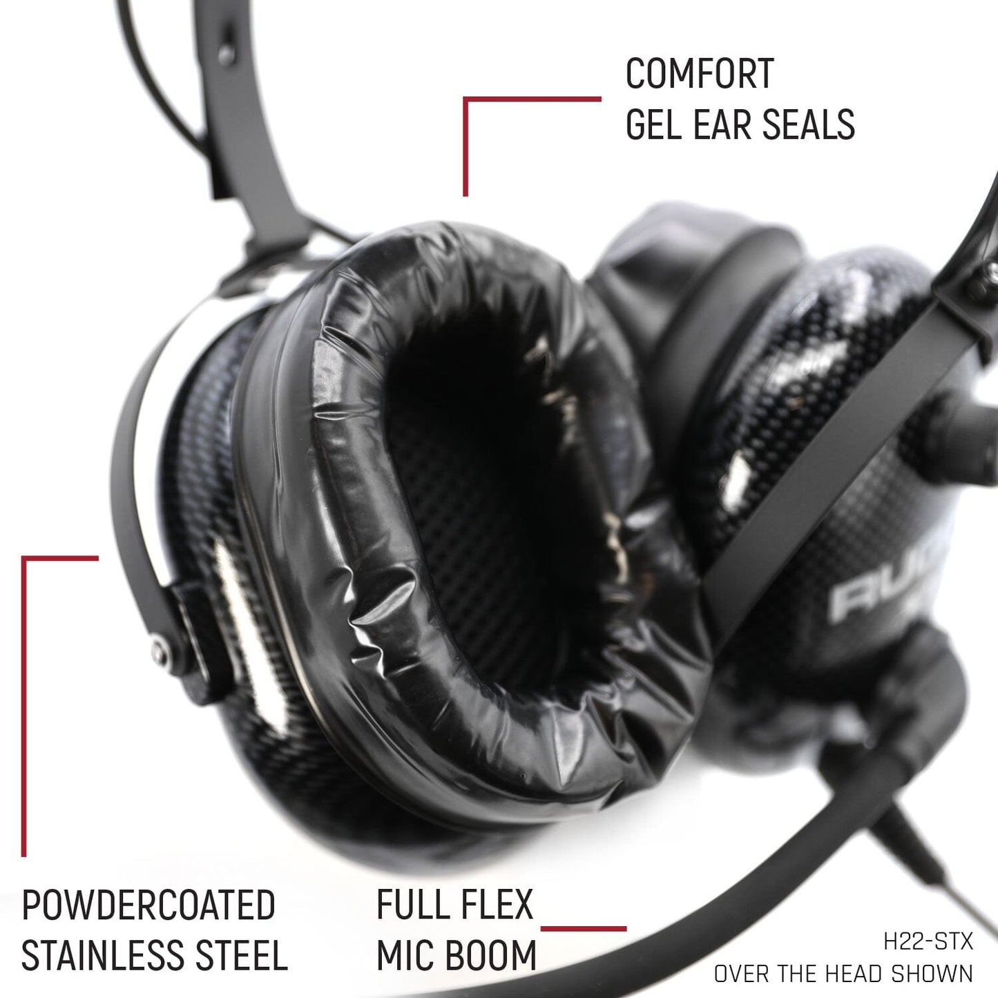 Rugged Radios Rugged Radios H42 STX Ultimate Stereo Headset (BTH) w/ Volume
