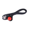 Rugged Radios Hole Mount Push to Talk Cable (PTT) with 48  Straight Co