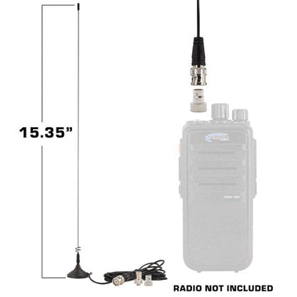 Rugged Radios Rugged Radios Magnetic Mount Dual Band Antenna for Rugged Handheld Rad