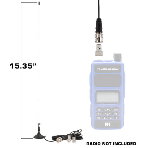Rugged Radios Rugged Radios Magnetic Mount Dual Band Antenna for Rugged Handheld Rad