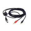 Rugged Radios Music Input and Audio Record Connect Cable for Intercom