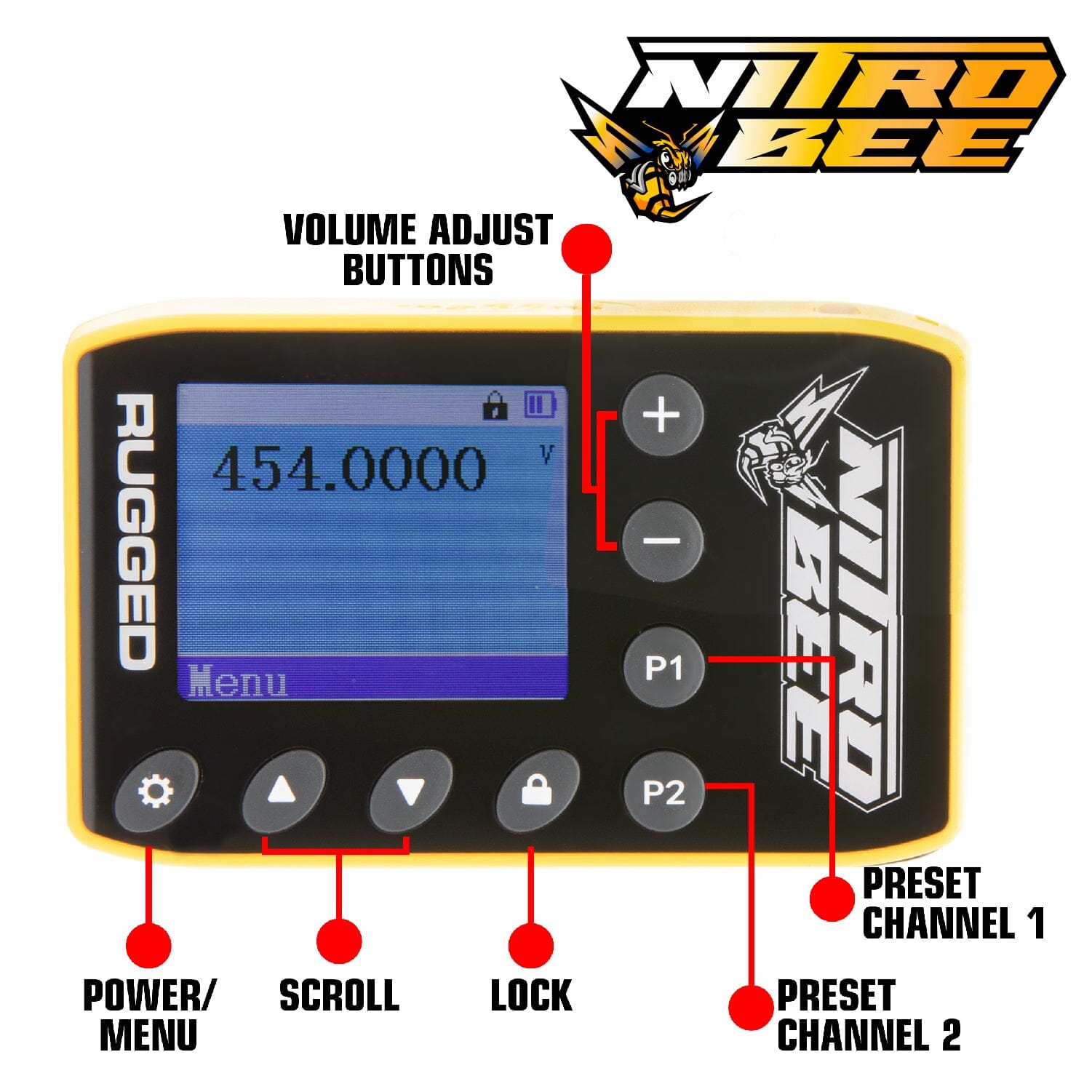Rugged Radios Rugged Radios Nitro Bee Xtreme UHF Race Receiver