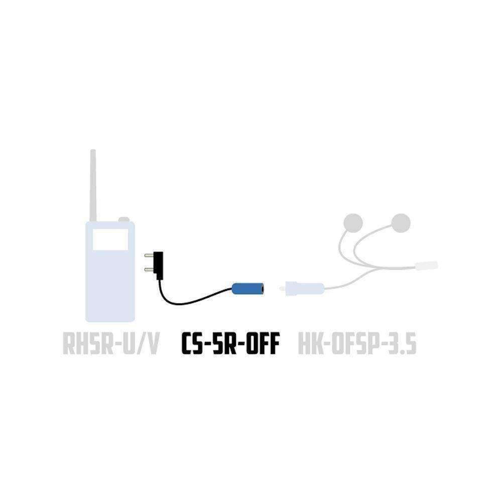 Rugged Radios Rugged Radios OFFROAD Headset / Helmet Adapter Cable to Rugged and Ken