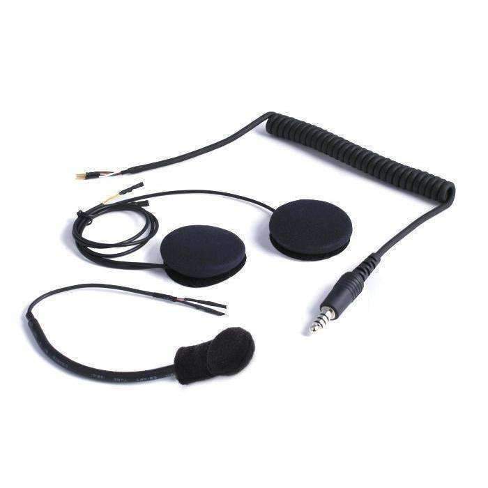 Rugged Radios Rugged Radios Peltor 4C Helmet Kit - Mic & 1/8in Jack, Straight