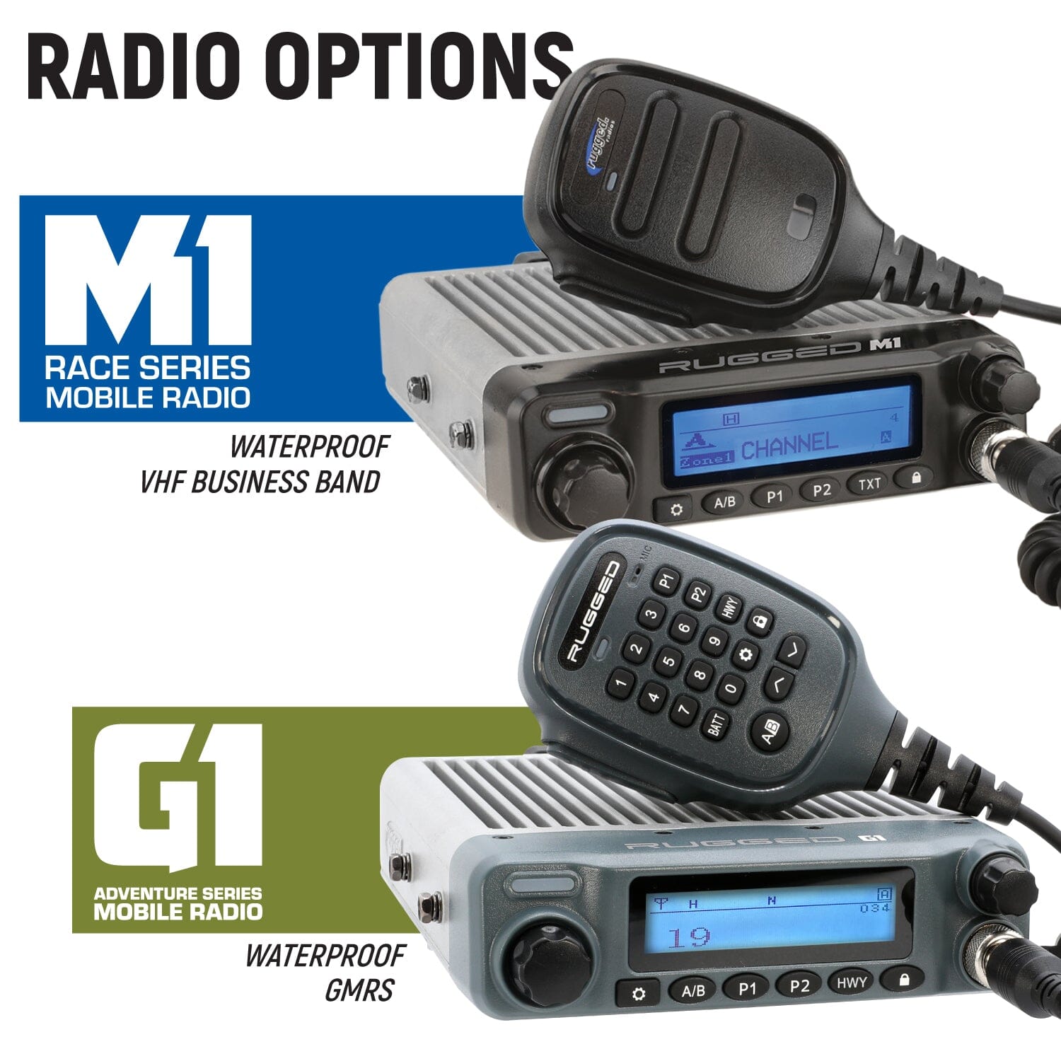 Rugged Radios Rugged Radios Comm Kit for Polaris RZR Pro XP, Turbo R & Pro R