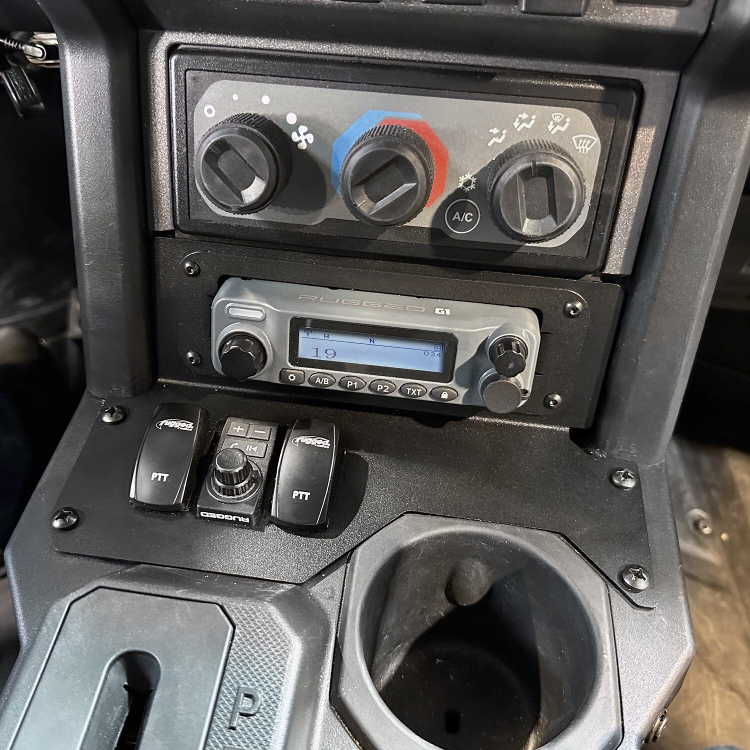 Rugged Radios Rugged Radios Polaris Xpedition - Radio and Remote Head Intercom Mount