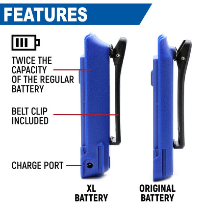 Rugged Radios Rugged Radios XL Battery for R1 Handheld Radio