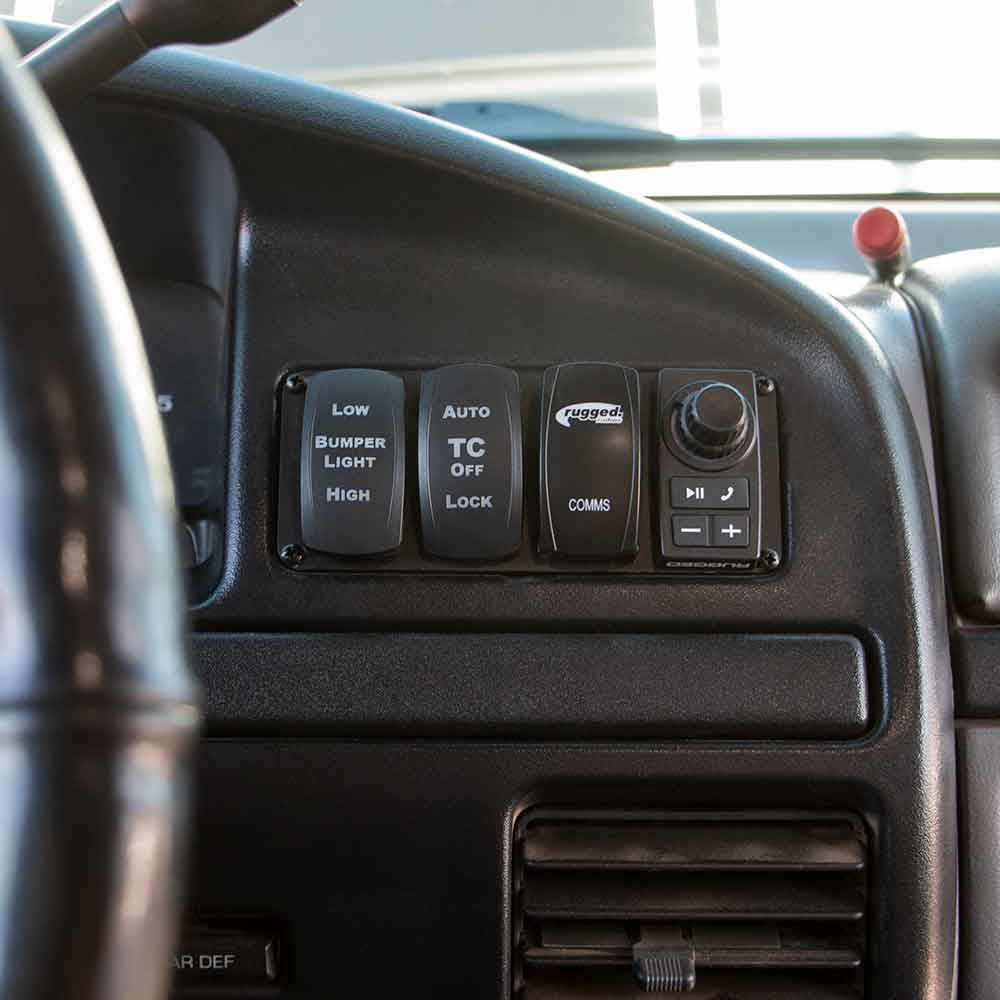 Rugged Radios Rugged Radios Rocker Switch Panel Bezel for OBS Ford Bronco F150 and F