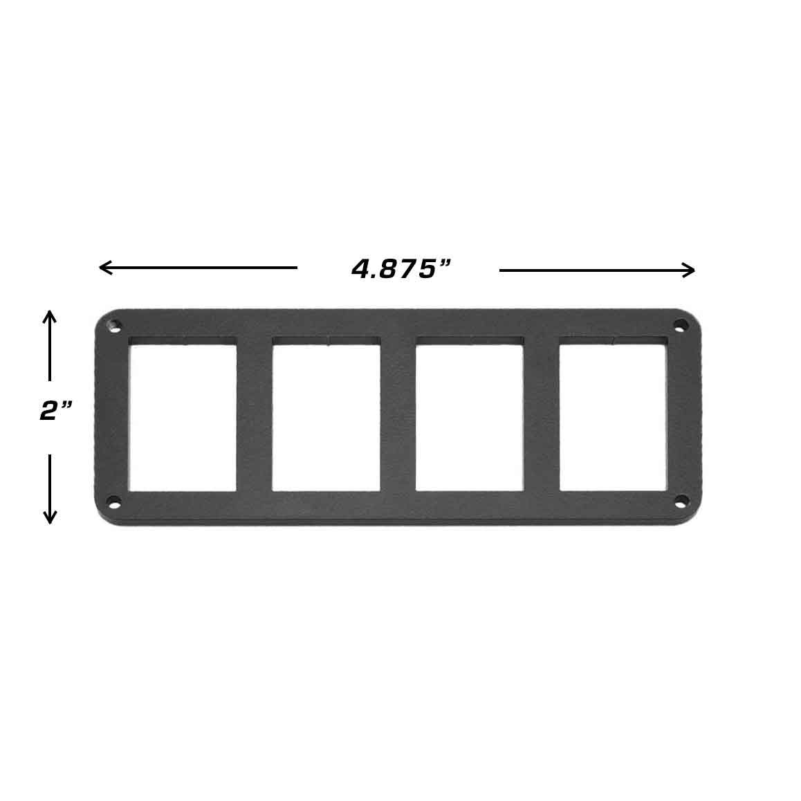 Rugged Radios Rugged Radios Rocker Switch Panel Bezel for OBS Ford Bronco F150 and F